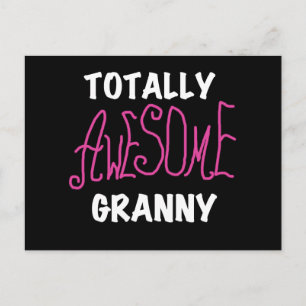 Total Fantastisk Granny Rosa Tshirts och GIfts Vykort
