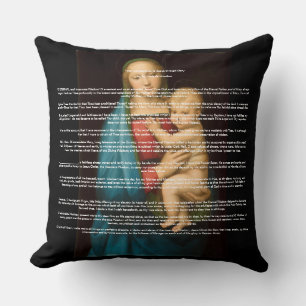 Total kontrast till Jesus genom Mary Throw Pil Kudde