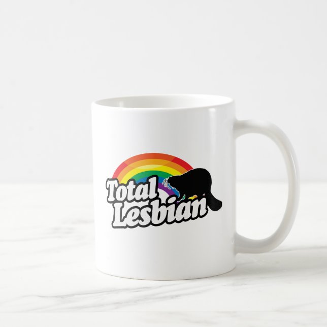 TOTAL LESBISK BÄVER -.png Kaffemugg (Höger)