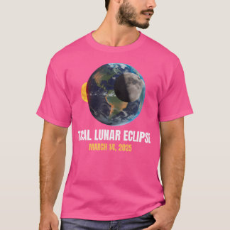 Total Lunar Eclipse 2025 Blood Moon March 14 Eclip T Shirt