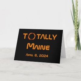 Total Maine 2024 Solar Eclipse Kort