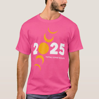 Total månförmörkelse 2025 14 mars 2025 Blodmånad T Shirt