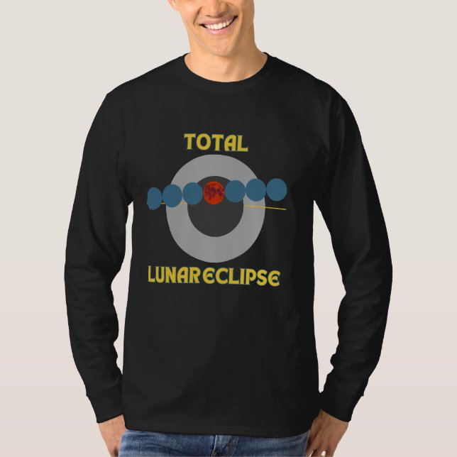 Total månförmörkelse t shirt (Framsida)