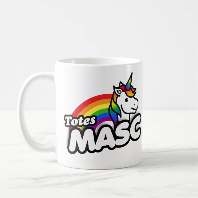 Total mascar kaffemugg (Vänster)