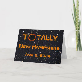 Total New Hampshire 2024 Solar Eclipse Kort