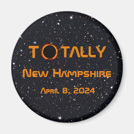 Total New Hampshire 2024 Solar Eclipse Magnet