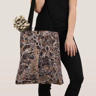 Total-over-Print-Tote-blocket för Granite Stone Mö Tygkasse