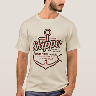 Total Personlig Skipper Anchor Nautical Tee