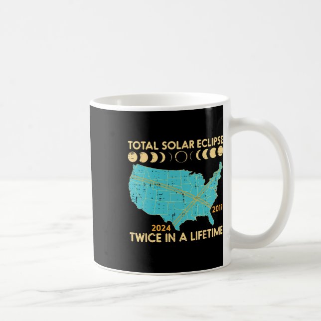 Total Solar Eclipse 2017 2024 Manar W Kaffemugg (Höger)