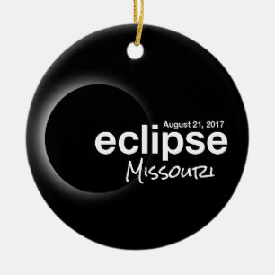 Total Solar Eclipse 2017 - Missouri Julgransprydnad Keramik
