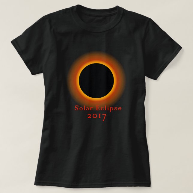 Total Solar Eclipse 2017 T-Shirt (Design framsida)