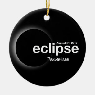 Total Solar Eclipse 2017 - Tennessee Julgransprydnad Keramik