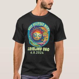 TOTAL SOLAR ECLIPSE 2024 CLEVELAND OH T SHIRT