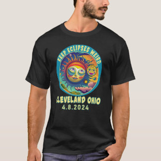 TOTAL SOLAR ECLIPSE 2024 CLEVELAND OH T SHIRT