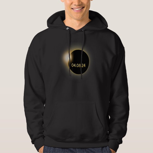 Total Solar Eclipse 2024 for Astronomy Hoodie (Framsida)