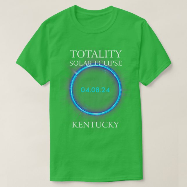 Total Solar Eclipse 2024 Kentucky 040824 Astronomy T Shirt (Design framsida)