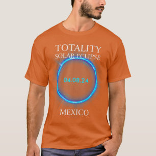 Total Solar Eclipse 2024 Mexico 040824 Astronomy L T Shirt