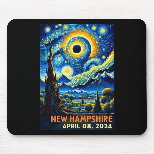 Total Solar Eclipse 2024 New Hampshire Starry Nigh Musmatta (Framsidan)