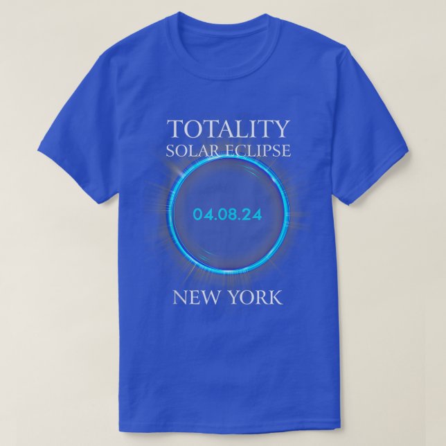 Total Solar Eclipse 2024 New York 040824 Astronomy T Shirt (Design framsida)
