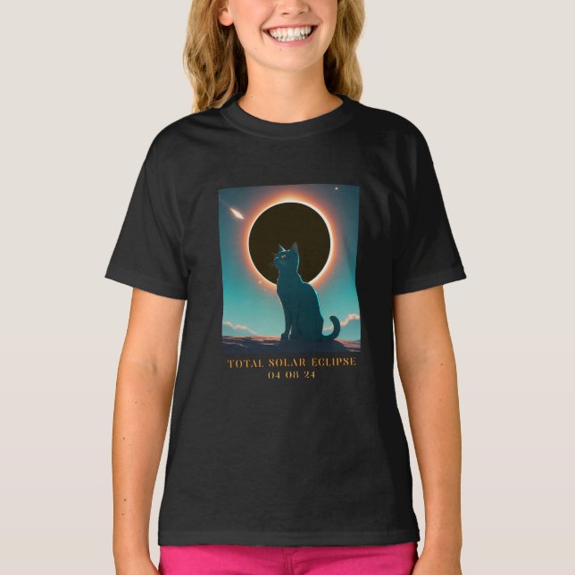 Total Solar Eclipse 2024 Shirt | 8 april 2024 T (Framsida)