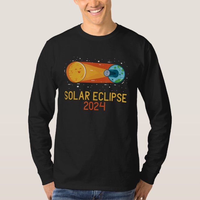 Total Solar Eclipse 2024 T Shirt (Framsida)