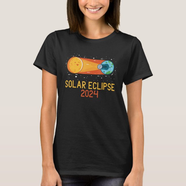 Total Solar Eclipse 2024 T Shirt (Framsida)