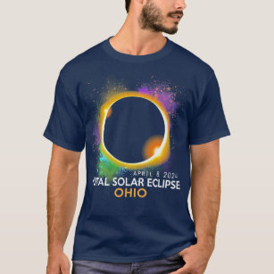 Total Solar Eclipse 2024 Totality 040824 Ohio Long T Shirt