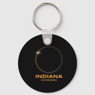 Total Solar Eclipse 2024 Totality Indiana Nyckelring