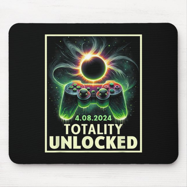 Total Solar Eclipse 2024 Video Game Controller Boy Musmatta (Framsidan)