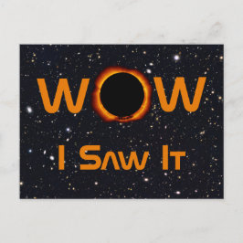 Total Solar Eclipse 2024 WOW jag såg den Vykort