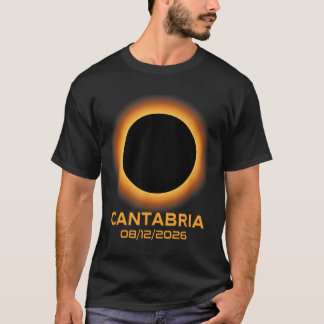 Total Solar Eclipse 2026 Cantabria Spain Totality T Shirt