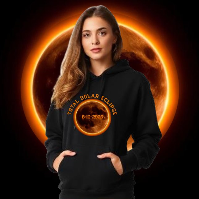 Total Solar Eclipse 2026 T Shirt (Total Solar Eclipse 2026- best selling Hoodie August 12 2026  women)