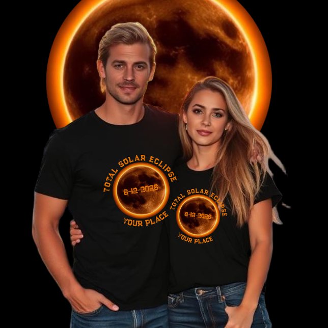 Total Solar Eclipse 2026 T Shirt (Total Solar Eclipse August 12, 2026 t shirts)