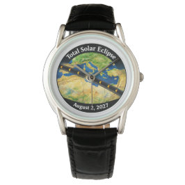 Total Solar Eclipse 2027 Map Armbandsur