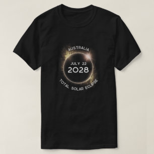 Total Solar Eclipse 2028 Australien T Shirt