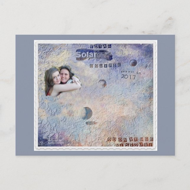 Total Solar Eclipse 21 augusti 2017 Boonville Vykort (Framsida)