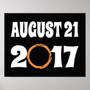 Total Solar Eclipse 21 augusti 2017 Poster