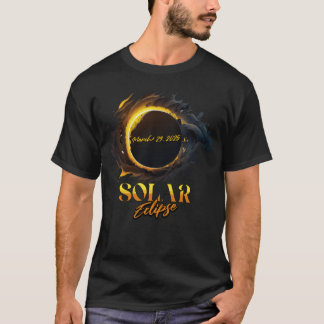 Total Solar Eclipse 29 mars 2025 Kommemorativ C T Shirt
