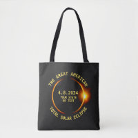 Total Solar Eclipse 4.8.2024 USA Anpassningsbar Te