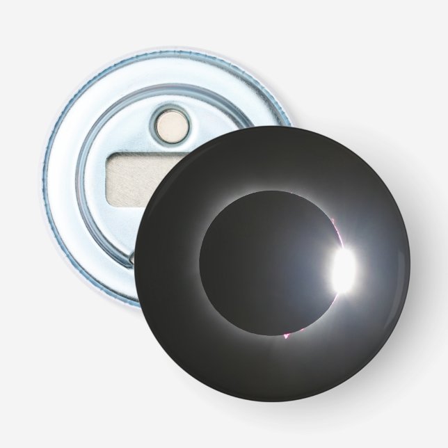 Total Solar Eclipse 8 april 2024 Flasköppnare (Framsidan)