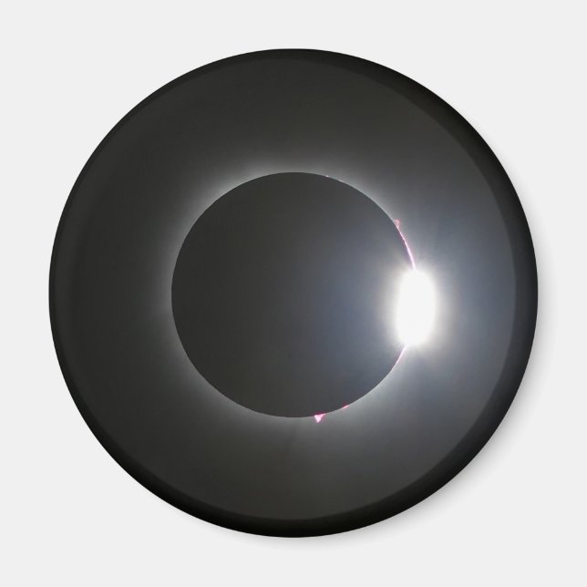 Total Solar Eclipse 8 april 2024 Magnet (Framsidan)