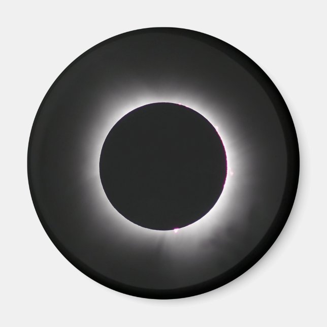 Total Solar Eclipse 8 april 2024 Magnet (Framsidan)