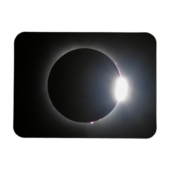 Total Solar Eclipse 8 april 2024 Magnet (Horisontell)