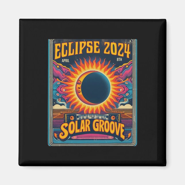 Total Solar Eclipse 8 april 2024 North Magnet (Framsidan)