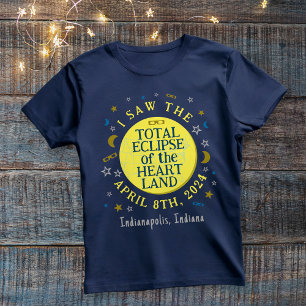 Total Solar Eclipse 8 april 2024 Viewer-Anpassning T Shirt