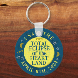 Total Solar Eclipse 8 april 2024 Viewer Souvenir Nyckelring
