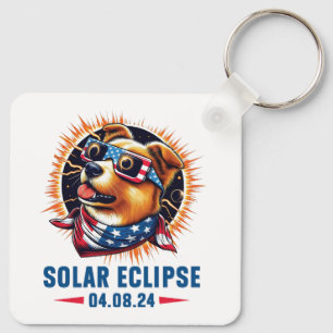 Total Solar Eclipse April 2024 Nyckelring