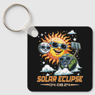 Total Solar Eclipse April 2024 Nyckelring