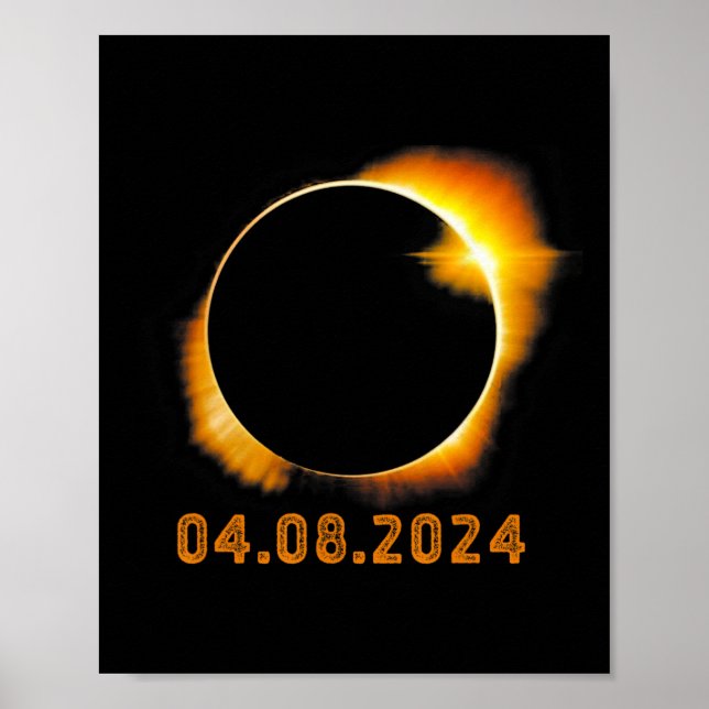 Total Solar Eclipse April 8 20242 Poster (Framsidan)