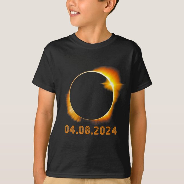 Total Solar Eclipse April 8 20242 T Shirt (Framsida)